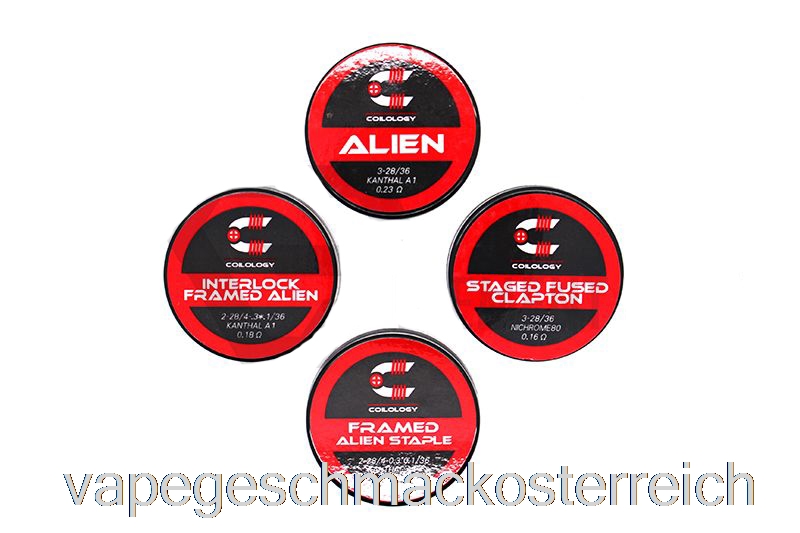 Coilology Performance Vorgefertigte Spulen MTL – 28 G – 0,9 Ohm SS316L Vape-Geschmack